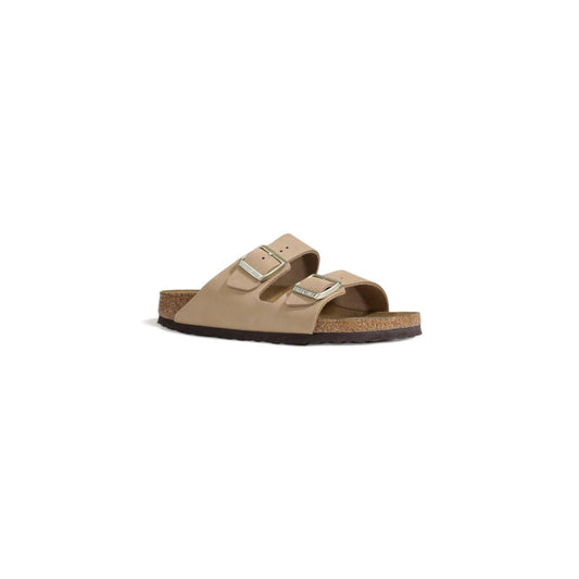 Birkenstock Beige Nubukledersandale