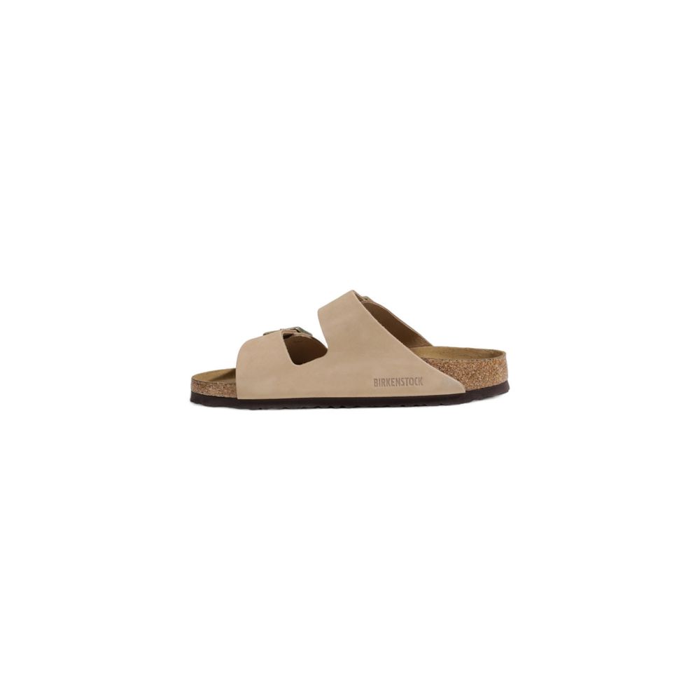 Birkenstock Beige Nubukledersandale