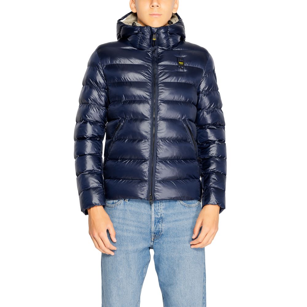 Blauer Blaue Polyester-Jacke