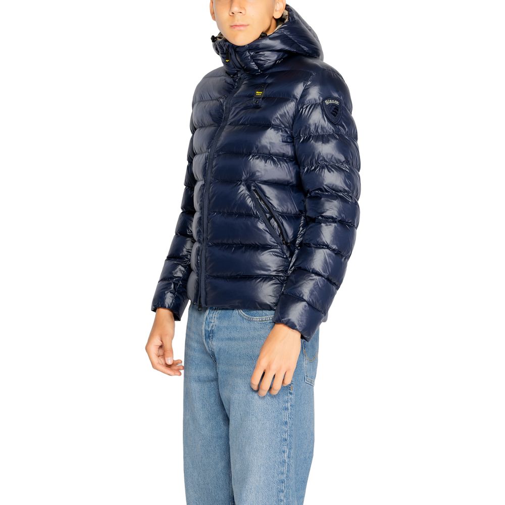 Blauer Blaue Polyester-Jacke