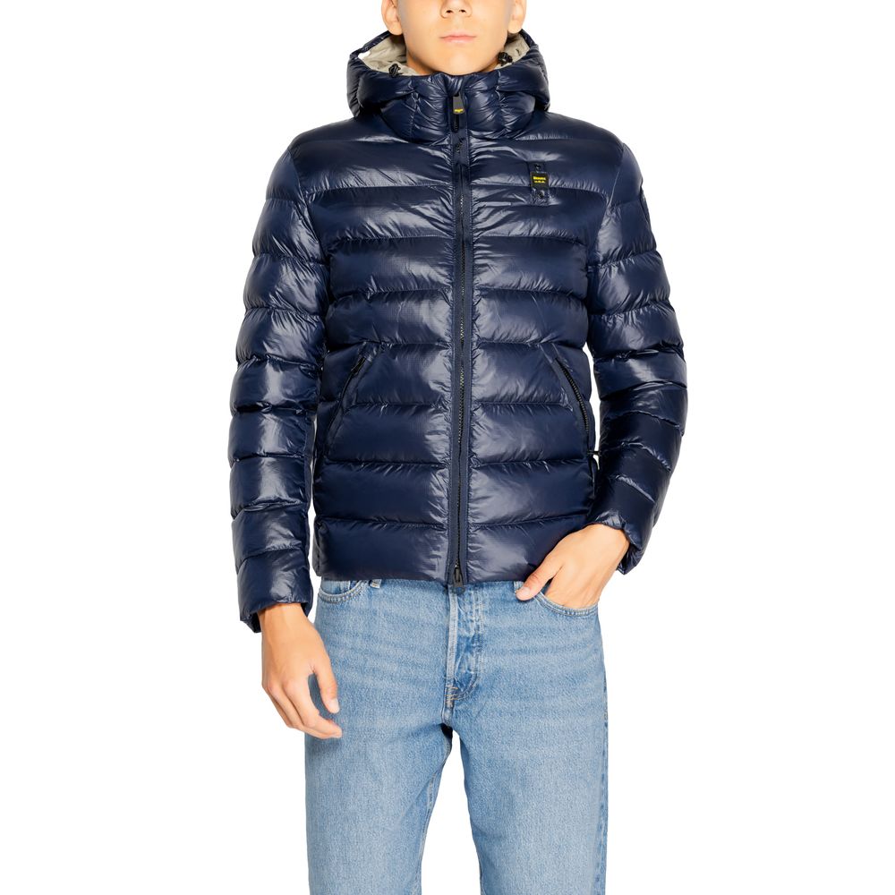 Blauer Blaue Polyester-Jacke