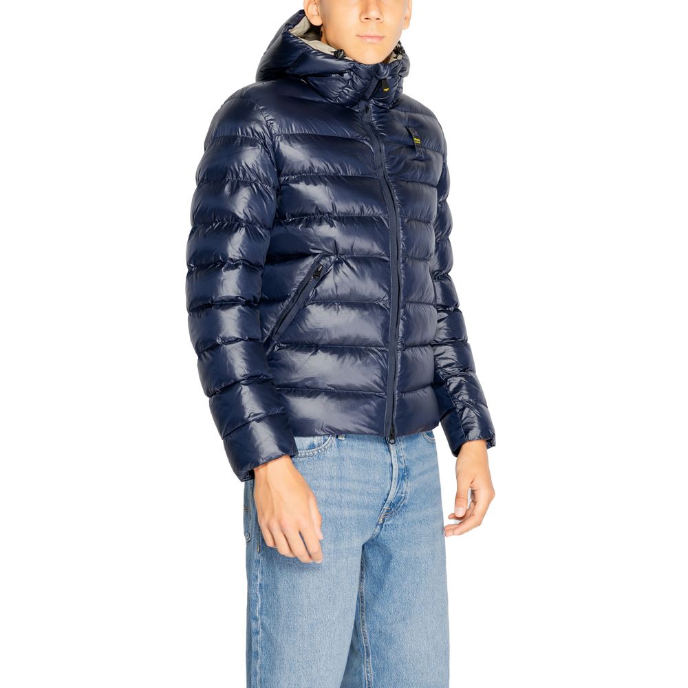 Blauer Blaue Polyester-Jacke