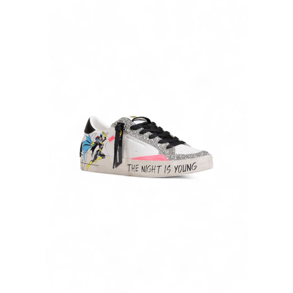 Crime London Weißes Leder Sneaker