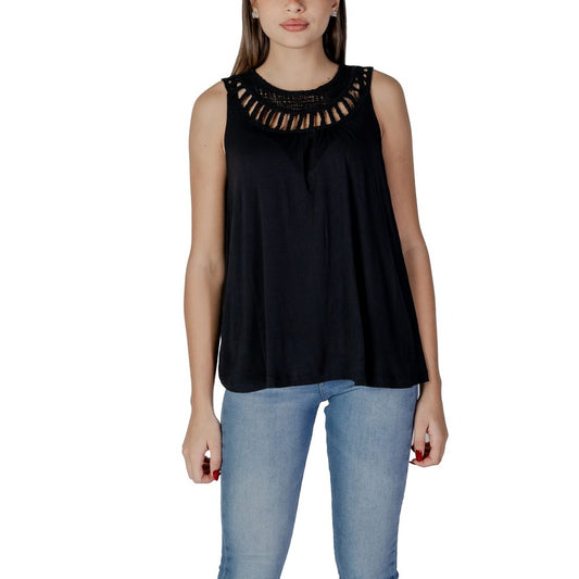 B.Young Schwarze Viskose Tops & T-Shirt