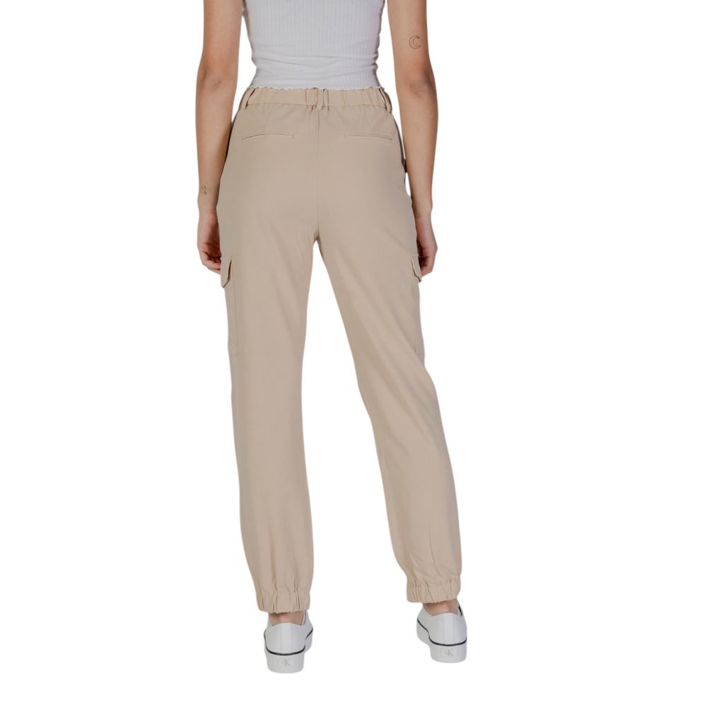 B.Young Beige Polyester Jeans & Hose