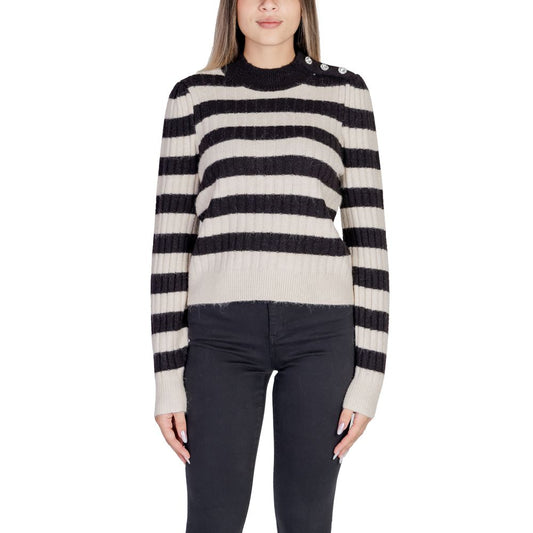 Vero Moda Beigefarbener Polyester-Pullover