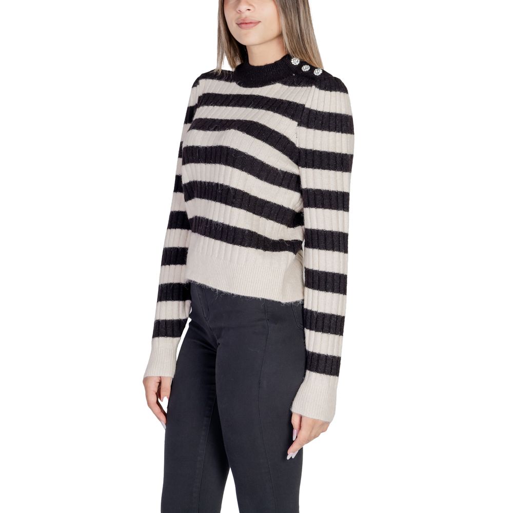 Vero Moda Beigefarbener Polyester-Pullover