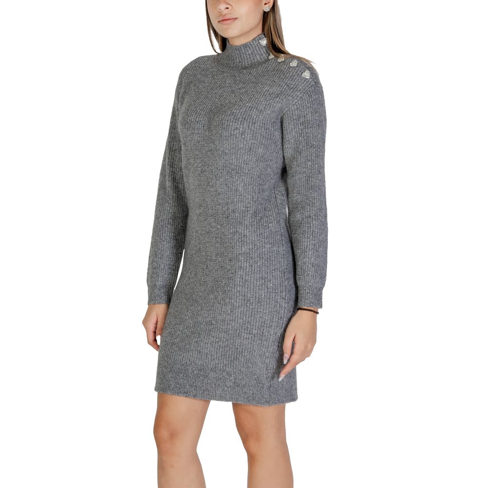 Morgan De Toi Grauer Polyester-Pullover