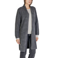 Load image into Gallery viewer, Morgan De Toi Graue Polyester-Strickjacke
