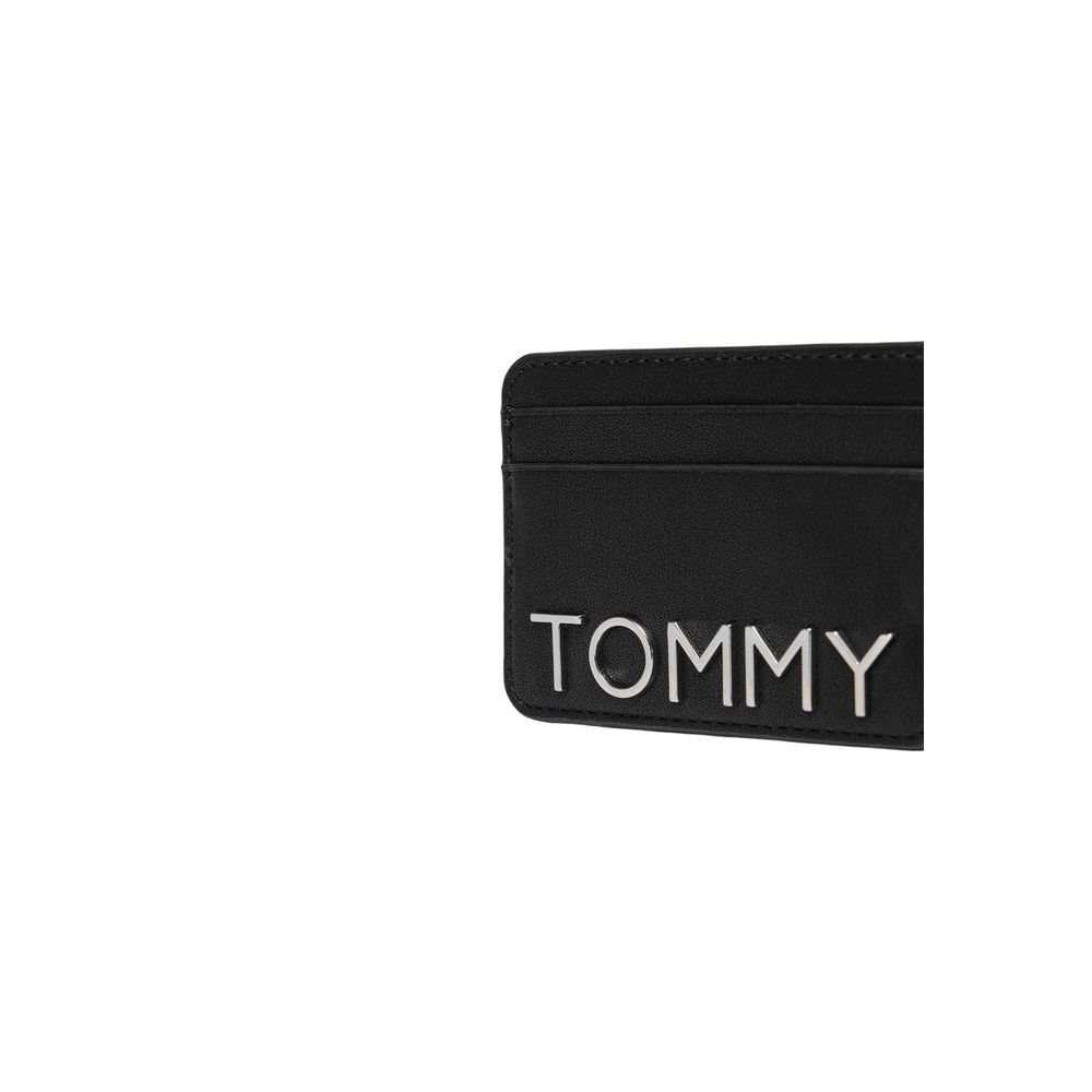 Tommy Hilfiger Jeans Schwarzes Portemonnaie aus Polyethylen