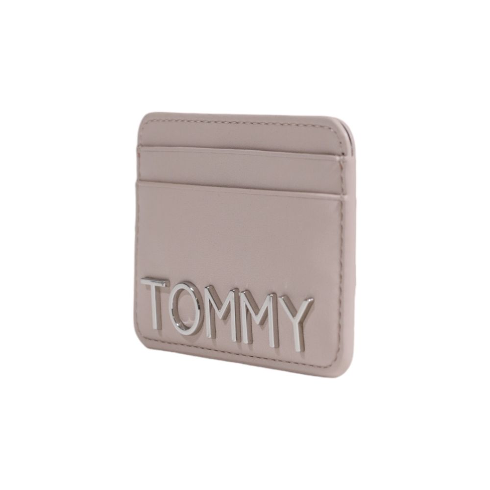 Tommy Hilfiger Jeans Portemonnaie aus rosa Polyethylen