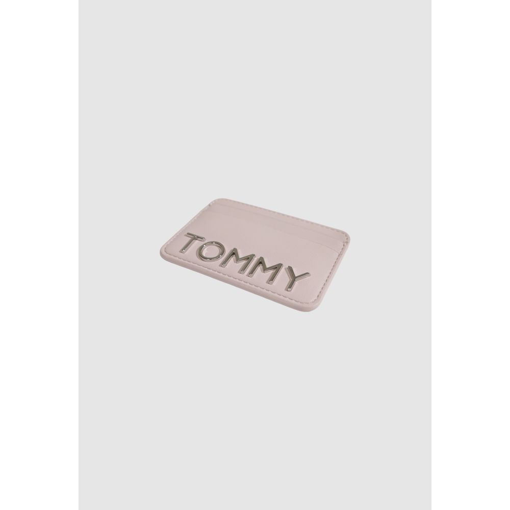 Tommy Hilfiger Jeans Portemonnaie aus rosa Polyethylen