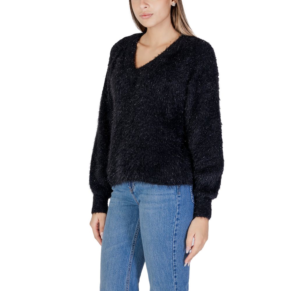 Vero Moda Schwarzer Nylon-Pullover