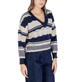 Load image into Gallery viewer, ICHI Blauer Pullover aus recyceltem Polyester
