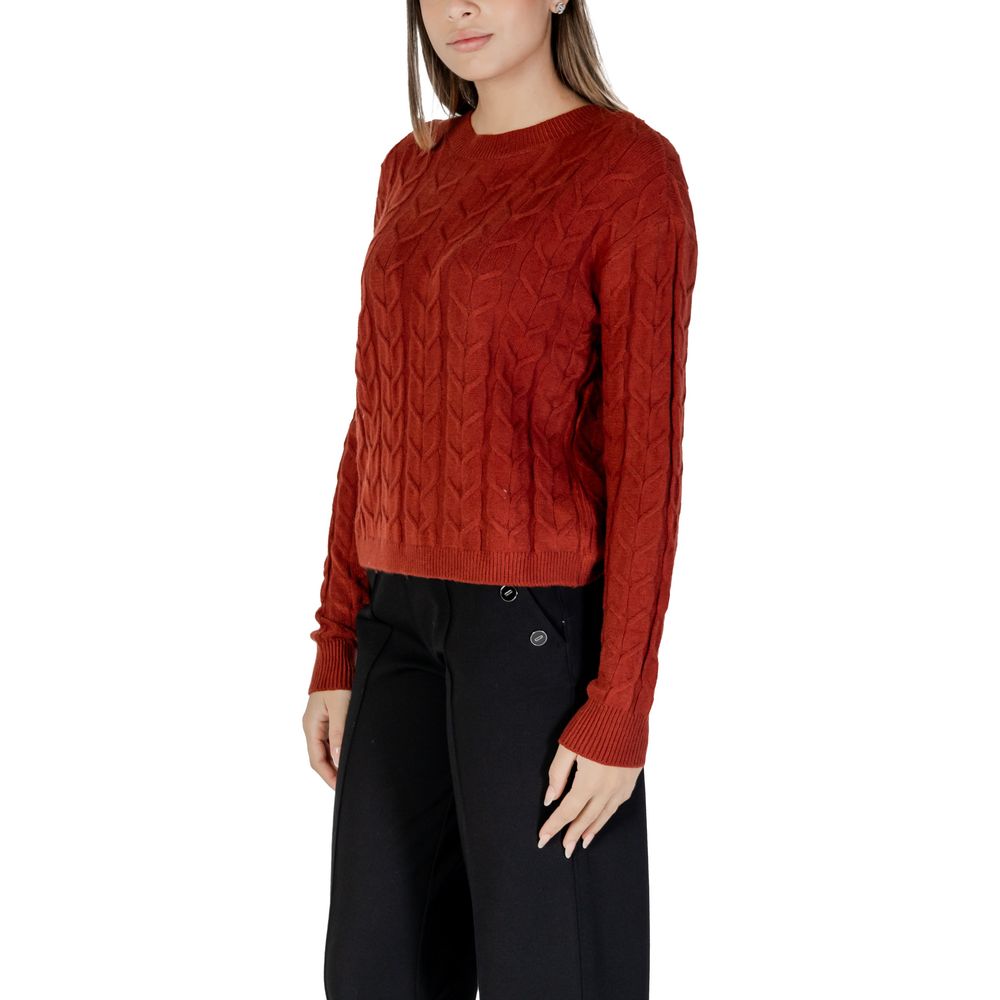 Vero Moda Roter Viskose-Pullover