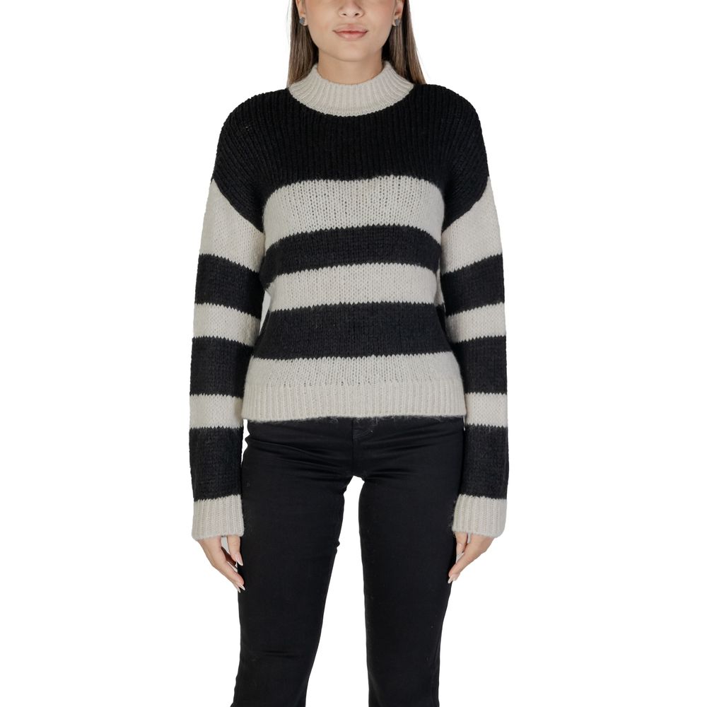 Jacqueline De Yong Schwarzer Pullover aus Acryl