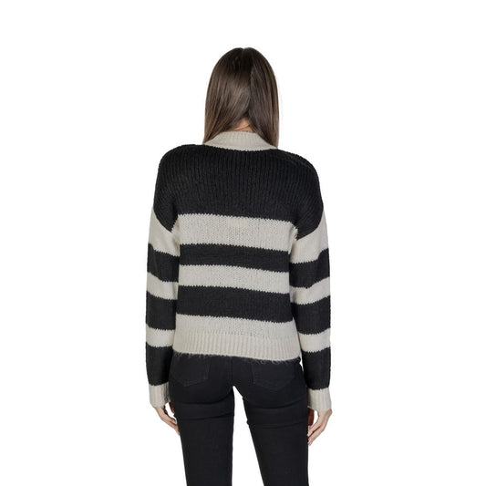 Jacqueline De Yong Schwarzer Pullover aus Acryl