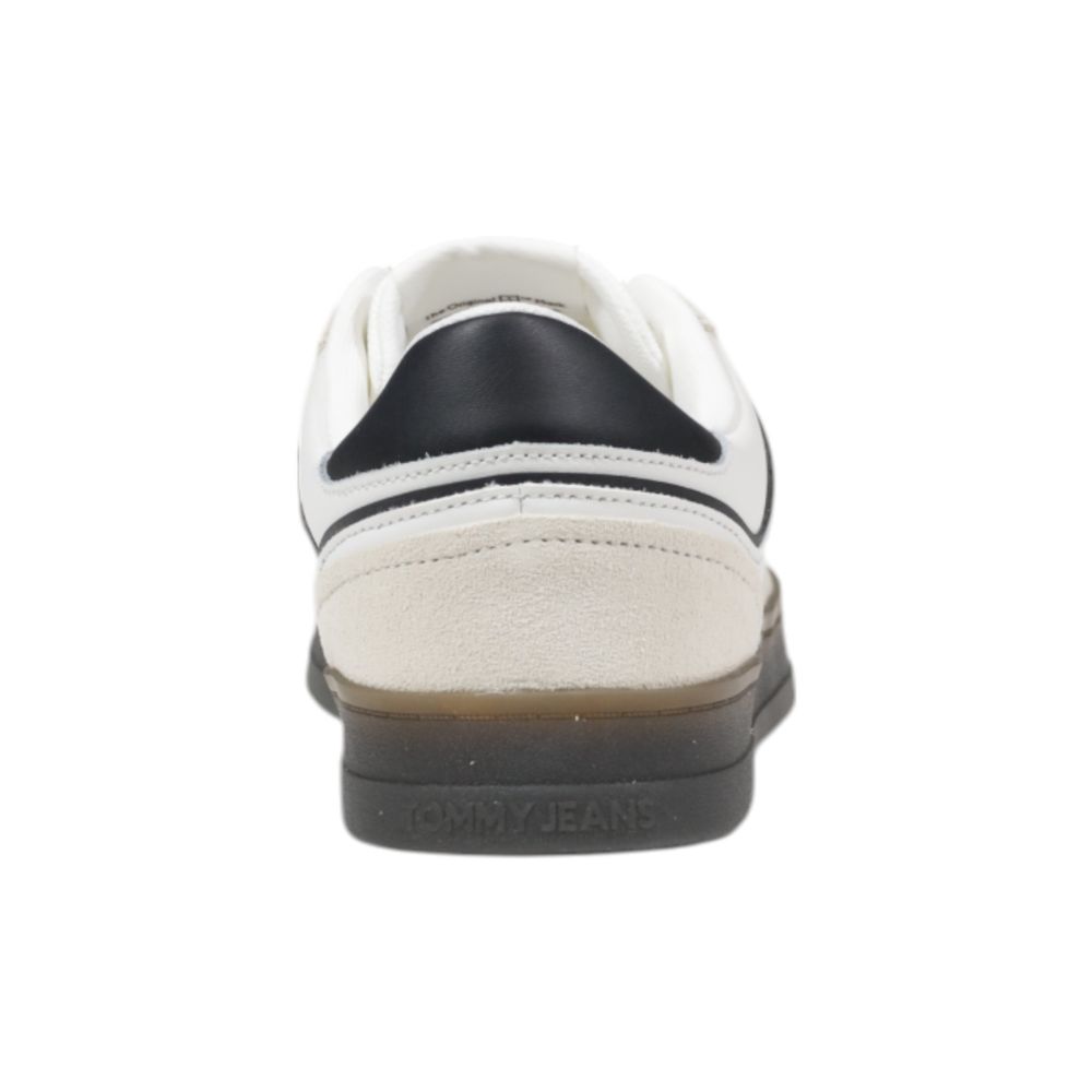 Tommy Hilfiger Jeans Schwarzer Leder-Sneaker