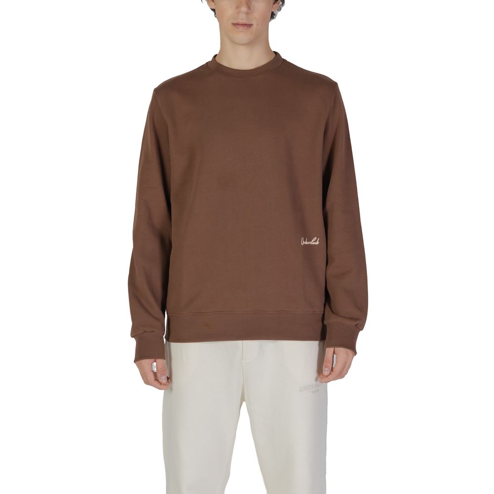 Underclub Brauner Baumwollpullover