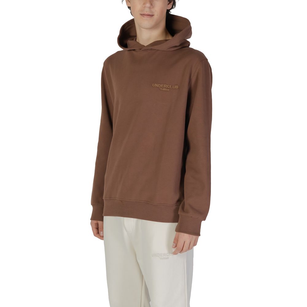 Underclub Brauner Baumwollpullover