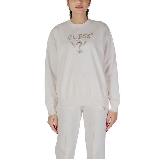 Guess Active Cremefarbener Polyester-Pullover