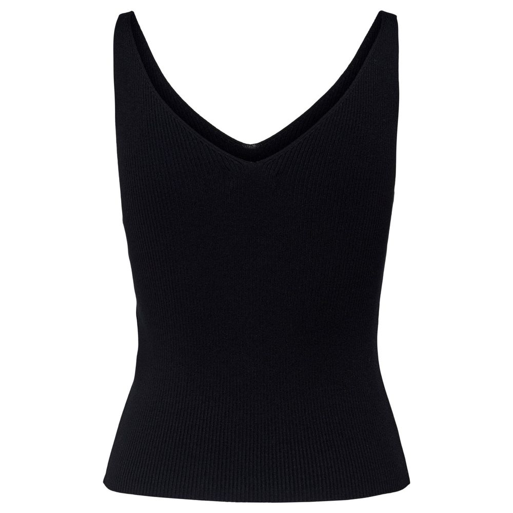 Jacqueline De Yong Schwarze Viskose Tops & T-Shirt