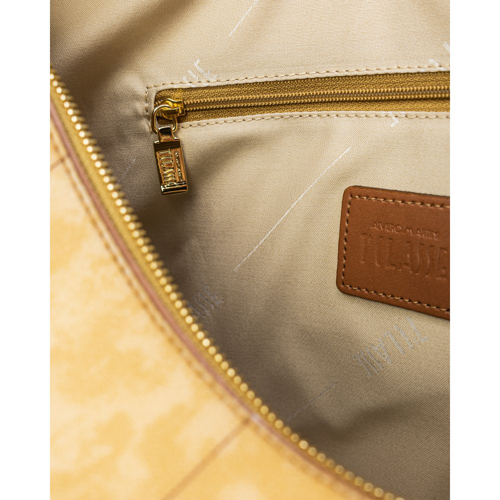 Alviero Martini Prima Classe Beige Lederhandtasche