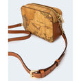 Load image into Gallery viewer, Alviero Martini Prima Classe Beigefarbene Baumwollhandtasche
