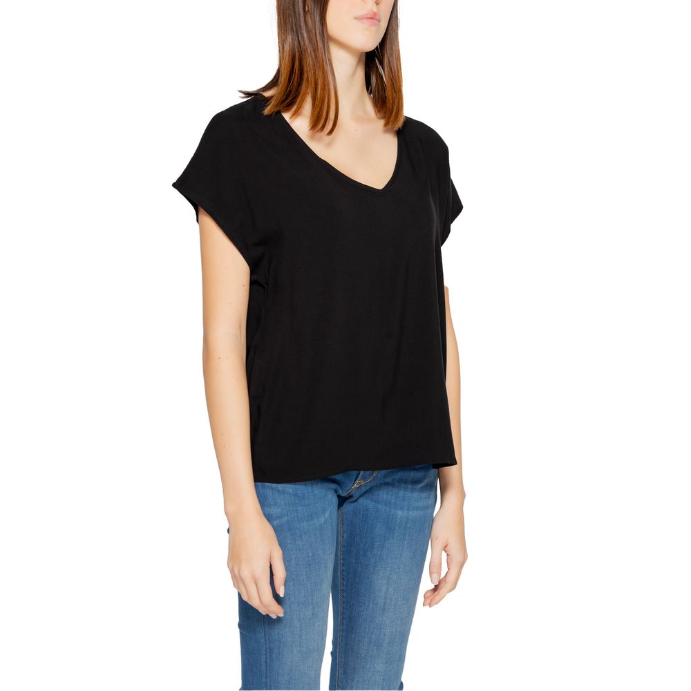 Jacqueline De Yong Schwarze Viskose Tops & T-Shirt