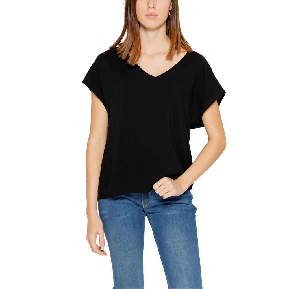 Jacqueline De Yong Schwarze Viskose Tops & T-Shirt