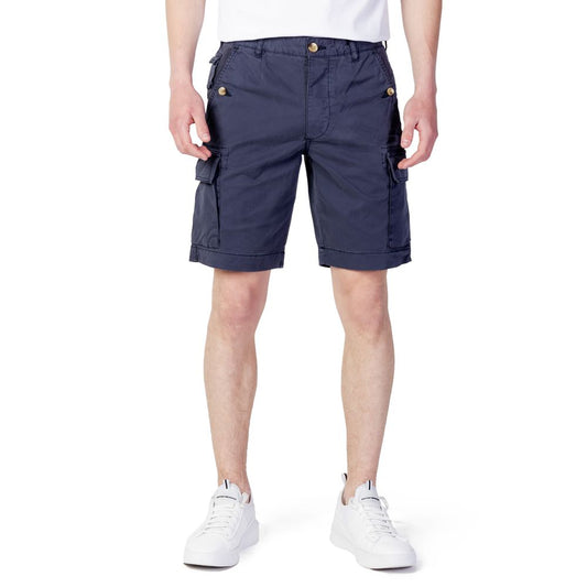 Blauer Blaue Baumwollshorts