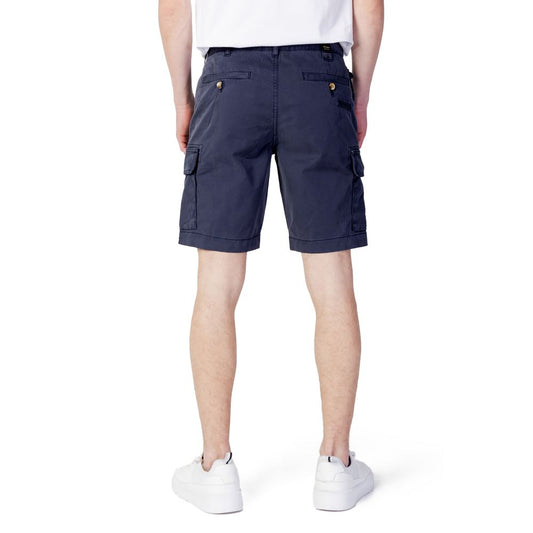 Blauer Blaue Baumwollshorts