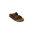 Resmi galeri görüntüleyiciye yükleyin, Birkenstock Braune Leder-Sandale
