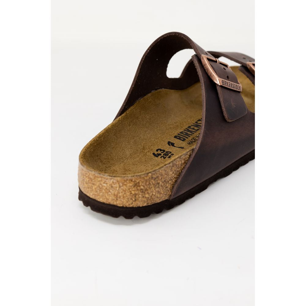 Birkenstock Braune Leder-Sandale