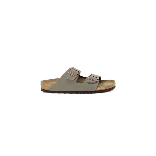 Birkenstock Graue Leder-Sandale