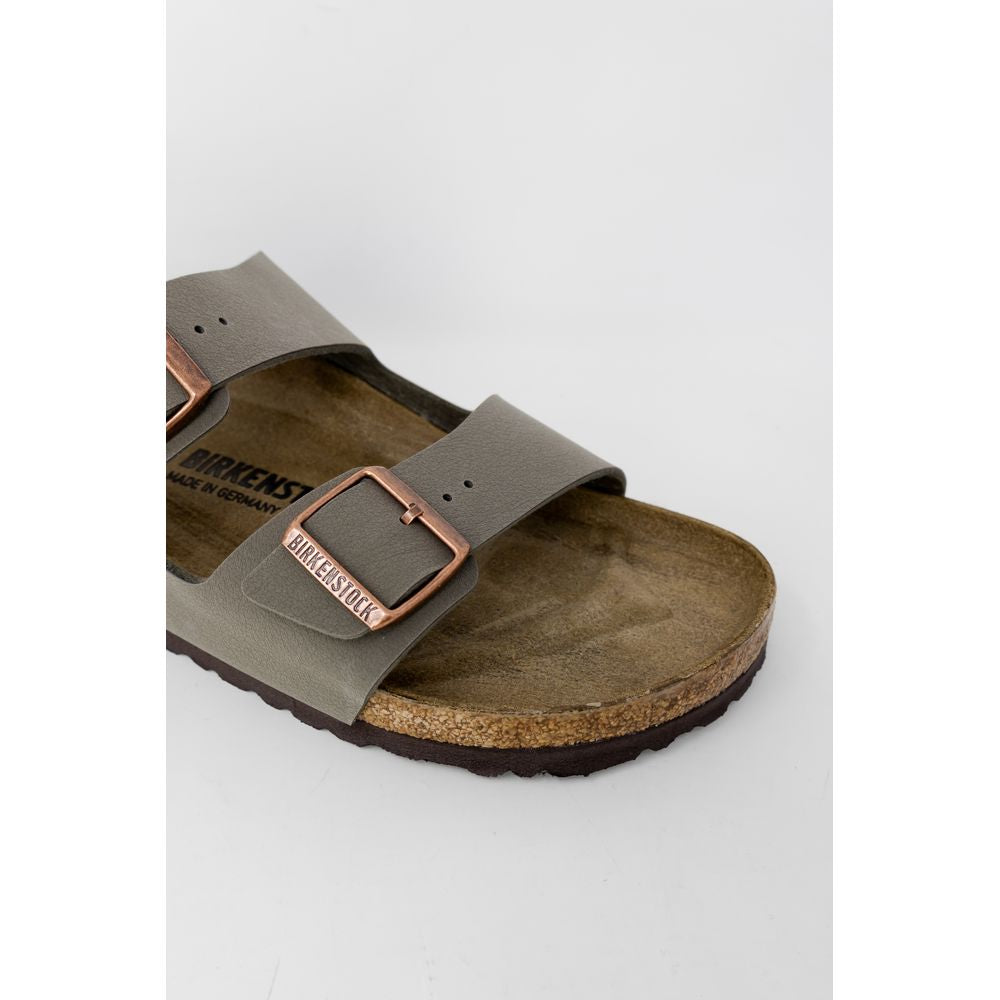 Birkenstock Graue Leder-Sandale