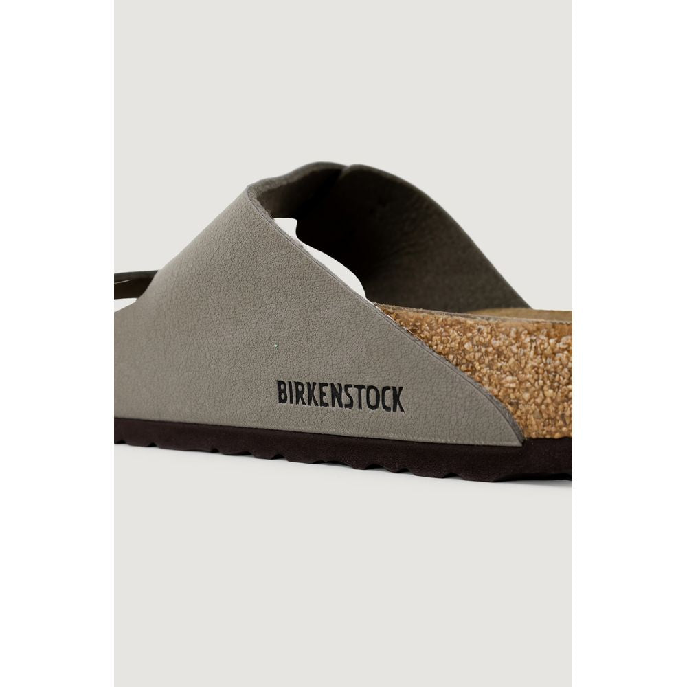 Birkenstock Graue Leder-Sandale