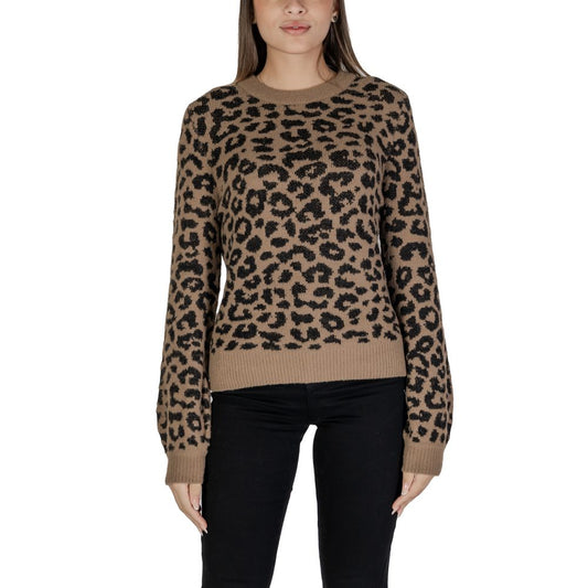 Jacqueline De Yong Brauner Nylon-Pullover