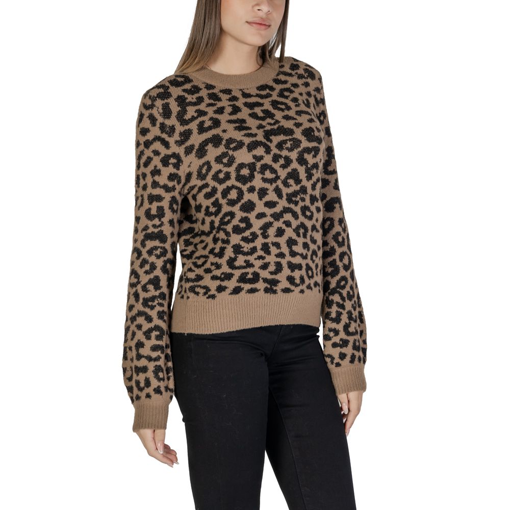 Jacqueline De Yong Brauner Nylon-Pullover