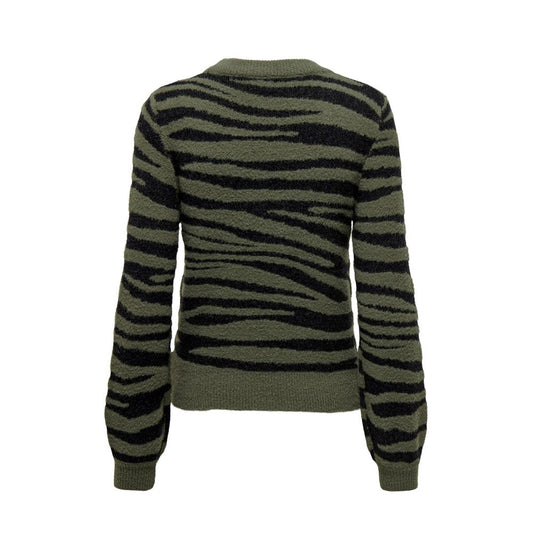 Jacqueline De Yong Grüner Nylon-Pullover