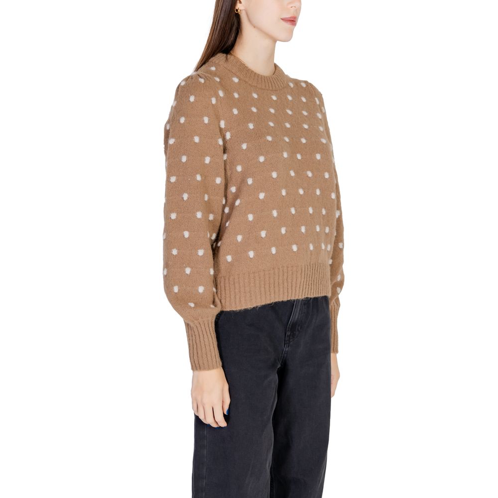 Jacqueline De Yong Brauner Polyester-Pullover