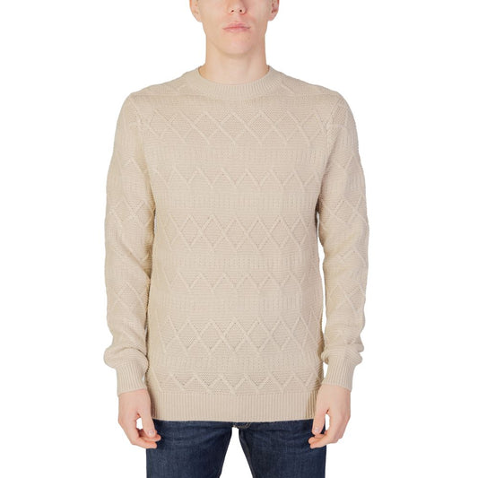 Only & Sons Beigefarbener Pullover aus Acryl