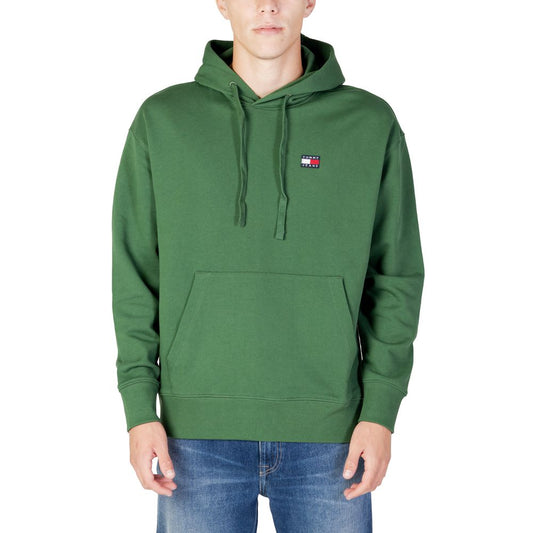 Tommy Hilfiger Jeans Grüner Baumwollpullover