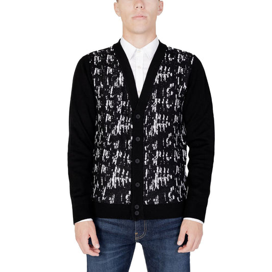 Antony Morato Schwarze Wollstrickjacke