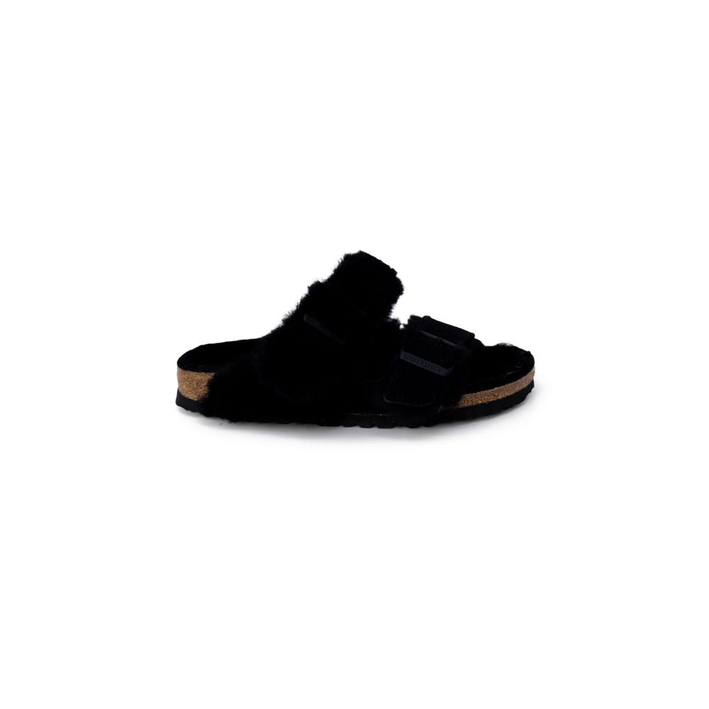 Birkenstock Schwarze Wildleder-Sandale