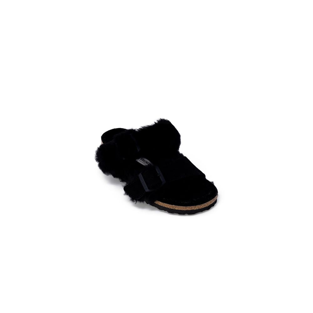 Birkenstock Schwarze Wildleder-Sandale