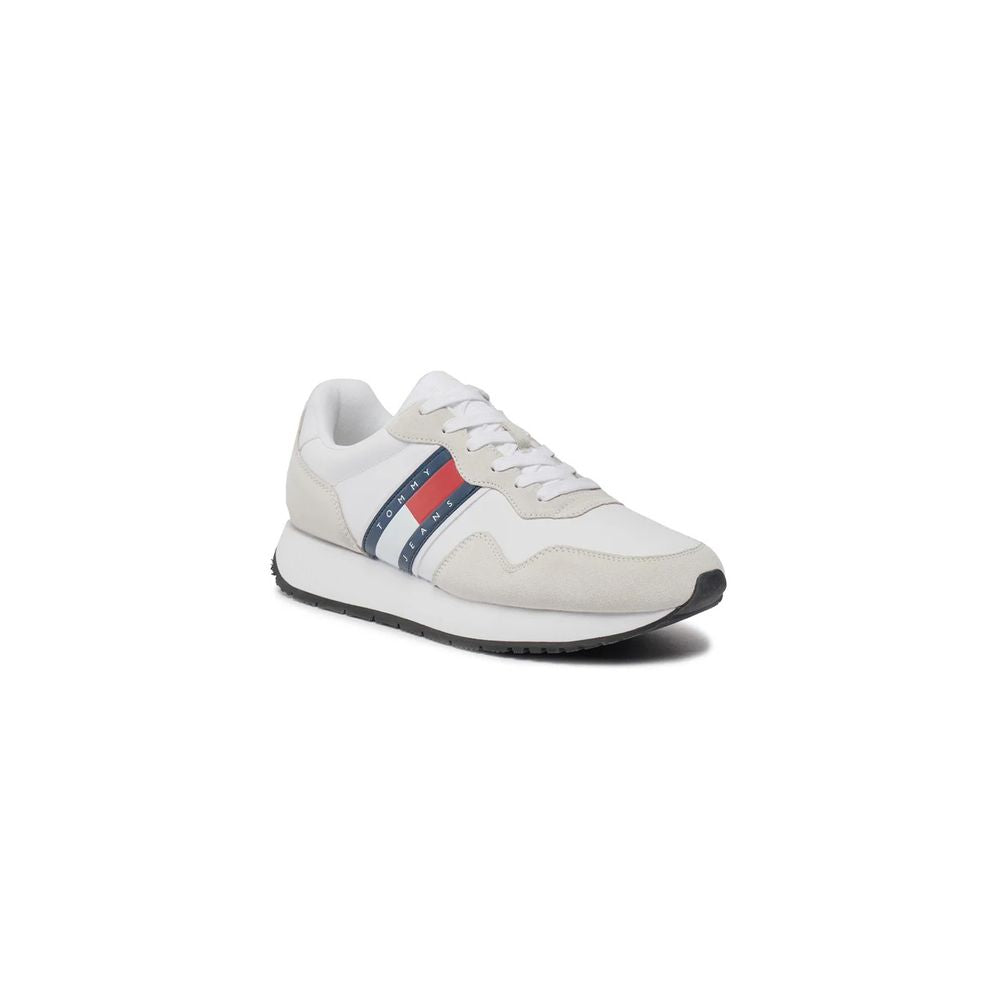 Tommy Hilfiger Jeans Sneaker aus weißem Wildleder