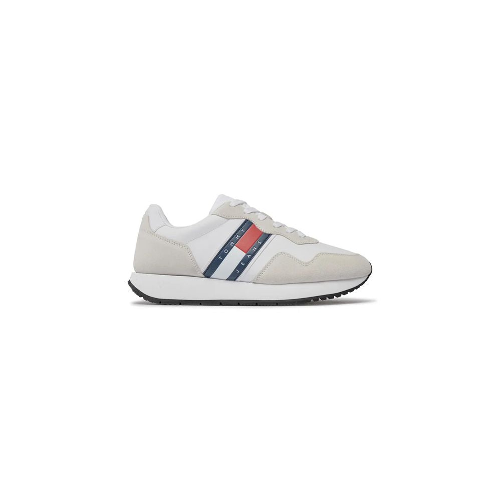 Tommy Hilfiger Jeans Sneaker aus weißem Wildleder