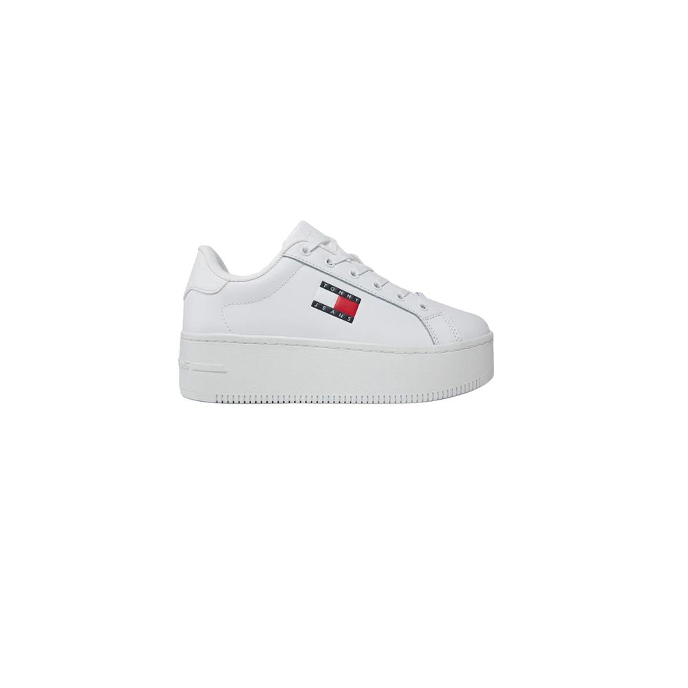 Tommy Hilfiger Jeans Weißes Leder Sneaker