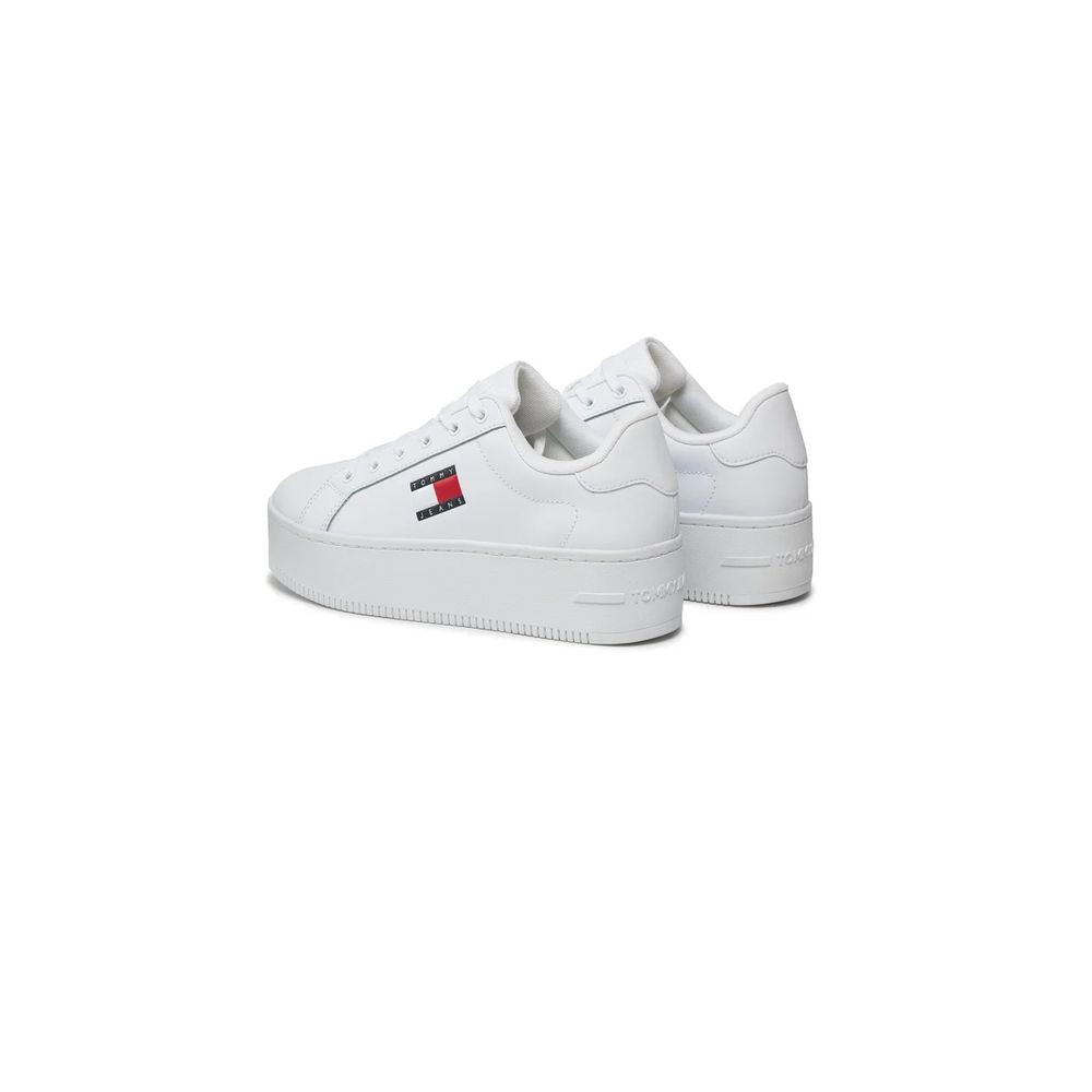 Tommy Hilfiger Jeans Weißes Leder Sneaker